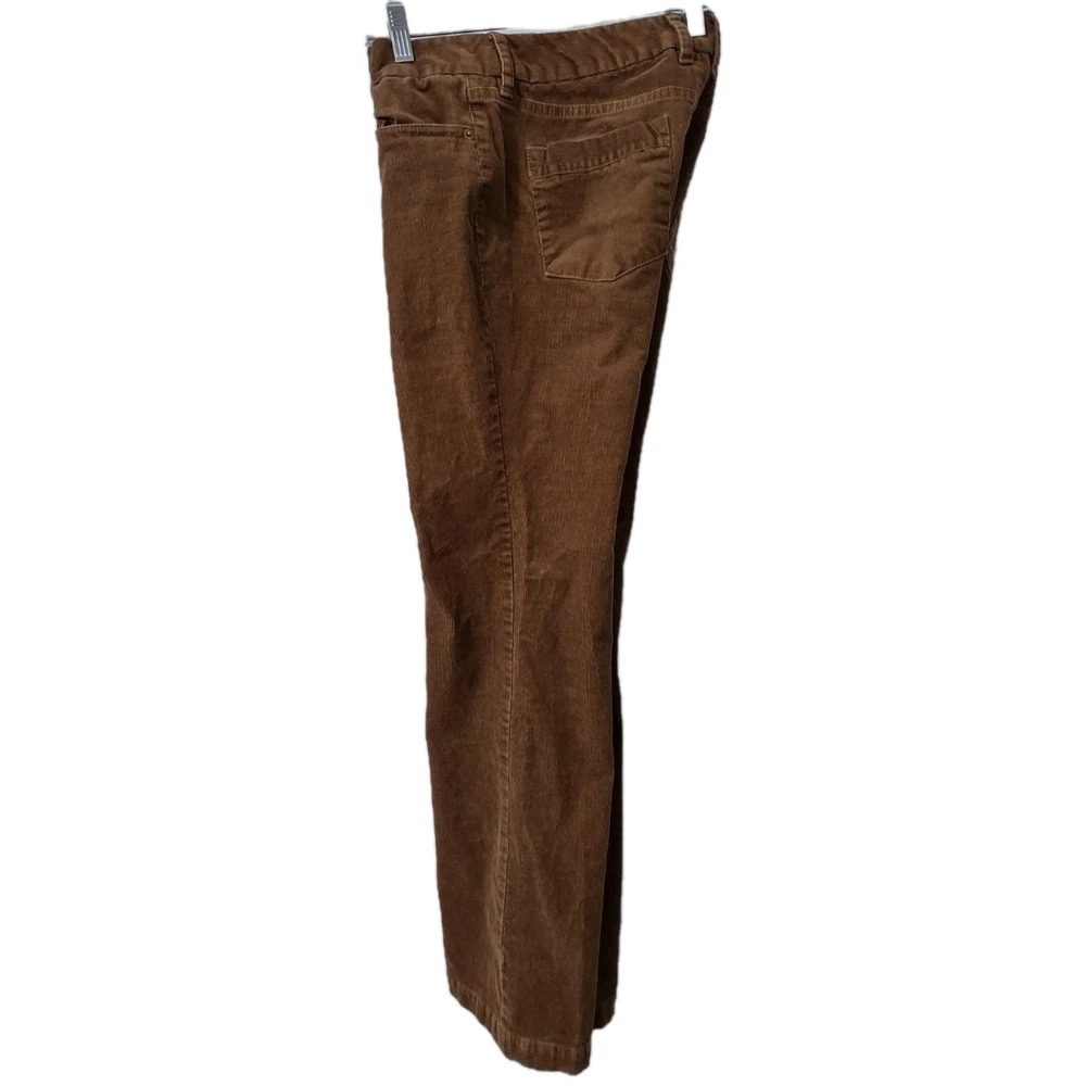 J.Crew Corduroy Pants Women's Size 10P Stretch Brown Chino Preppy Pockets Cords